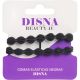 Disna Beauty 4u Gomas Elásticas Negras Gomas elásticas para el cabello diseñadas para adaptarse a diferentes estilos y necesidades 2 uds
