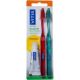 Vitis Suave Access Cepillo Dental + Pasta De Dientes Cepillo de dientes cabezal pequeño de dureza suave 2 uds