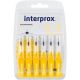 Interprox Cepillo Interdental Interproximal Mini Cepillo interdental para limpiar y eliminar la placa bacteriana en espacios de 1,1 mm 6 uds