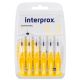 Interprox Cepillo Interdental Interproximal Mini Cepillo interdental para limpiar y eliminar la placa bacteriana en espacios de 1,1 mm 6 uds