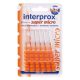 Interprox Cepillo Interdental Super Micro Cepillo interdental para limpiar y eliminar la placa bacteriana en espacios de 0,7 mm 6 uds