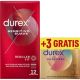 Durex Preservativos Sensitivo Suave + Real Feel Gratis Preservativos más finos y extralubricados para mayor sensibilidad 12 uds