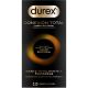 Durex Conexión Total Preservativos Preservativos ultrafinos ofrece una mejor transferencia del calor corporal para totalmente a tu pareja 10 uds