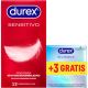 Durex Preservativos Sensitivo Suave + Invisible Gratis Set de preservativos transparentes para hacer de tus relaciones sexuales con tu pareja un momento más agradable