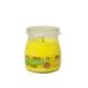 Lumar Vela Vaso Yogurt Citronela Vela perfumada de cera vegetal con fragancia de citronela 100 gr
