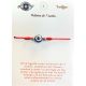 Marvimundo Pulsera 7 Nudos Con Ojo Turco Pulsera de hilo rojo protectora atrae energías positivas y buena suerte alejando malas energías
