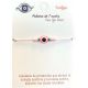 Marvimundo Pulsera Rosa De 7 Nudos Con Ojo Turco Pulsera protectora de hilo rojo atrae energías positivas y buena suerte alejando malas energías