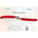 Marvimundo Pulsera Roja De Mano De Fátima Pulsera de hilo trenzado y acero inoxidable simboliza protección fuerza bendición buena suerte y amor