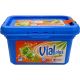 Vialplus Detergente Cápsulas Detergente en cápsulas para ropa blanca y de color 12 lavados