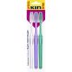 Kin Suave Cepillo Dental Oferta Cepillo de dientes con cabezal pequeño permite llegar con facilidad a cualquier espacio 3 uds