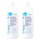 Solupharm Solución Única Para Lentes De Contacto Blandas Duplo Solución acuosa limpia enjuaga desinfecta y conserva las lentes de contacto eficazmente 2x360 ml