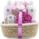 Becasan Nature Hydrangeas Y Dahlia Bath Gift Set Set de baño reutilizable y relajante ideal para regalar mima tu piel con delicioso aroma a hortensias y dalias