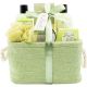 Becasan Nature Cesta De Tela Wellness Time Set de baño relajante para cuidado corporal