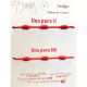 Marvimundo Pulsera De 7 Nudos Uno Para Tí Y Uno Para Mi Pulsera protectora de hilo rojo ideal para regalar a alguien especial simboliza protección y buena suerte