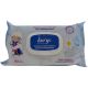 Lov'Yc Toallitas De Papel Higiénico Húmedo Biodegradable Toallitas de papel higiénico húmedo tejido suave y delicada formulación con tapa 80 uds