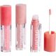 Magic Studio Love Vibes Lip Gloss Brillo de labios de textura no pegajosa hidrata y suaviza ofreciendo jugosidad de larga duración 1 ud