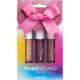Magic Studio Colorful Gloss Trio Set Set de maquillaje ideal para regalar realza tu belleza natural con looks versátiles y encantadores