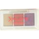 Xplote Sombra De Ojos Paleta de sombras de ojos altamente pigmentadas ofrece un acabado metálico de larga duración 3 tonos