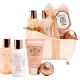 Idc Institute Bronze Orange & Cinnamon Scented Bath Set Set de baño reutilizable y relajante ideal para regalar mima tu piel con delicioso aroma a naranja y canela