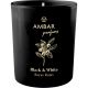 Ambar Vela Perfums Black & White Bayas Rojas Vela perfumada para hogar sin alcohol transforma tu ambiente con un aroma dulce hasta 45 días 125 gr