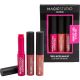 Magic Studio Colorful Triple Butter Balm Set Bálsamo labial con tono vibrante y deliciosa fragancia para un acabado suave e hidratado 3 uds
