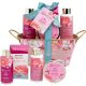 Idc Institute Peony Scented Garden Set Set de baño reutilizable y relajante ideal para regalar mima tu piel con delicioso aroma a peonía
