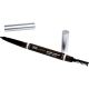 Magic Studio High Definition Double Eyebrow Pencil+Brush Lápiz de cejas con cepillo de color modulable ofrece una densidad perfecta para un acabado más pobladas