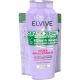 Elvive Hidra [Hialurónico] Champú+ Recarga Gratis Pack ahorro capilar protege de roturas y puntas abiertas para cabello largo y dañado