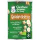 Gerber Organic For Baby Grain & Grow Puffs Cereales Con Plátano Snack ecológico sin azúcares añadidos formato sostenible y cómodo a partir de 8 meses 35 gr