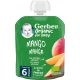 Gerber Organic For Baby Bolsita Mango Bolsita ecológica sin azúcares ideal para dar como postre o merienda a partir de 6 meses 90 gr