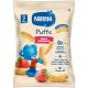 Nestle Happy Puffs Snack De Maíz Fresa Snack de maíz sin azúcares fortificados con calcio hierro y vitamina b1 a partir de 12 meses 28 gr