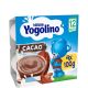 Nestle Yogolino Postre Lácteo Cacao Postre lácteo ayuda al crecimiento y desarrollo normal de los huesos a partir de 12 meses 4x100 gr