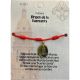 Marvimundo Pulsera 7 Nudos Medalla Virgen De La Fuensanta Pulsera de hilo rojo y acero innoxidable con la imagen de la virgen de la fuensanta símbolo de devoción murciana