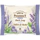 Green Pharmacy Lavanda Con Aceite De Linaza Jabón En Pastilla Jabón de ducha limpia de forma suave aliviando la irritación de la piel con un agradable aroma 100 gr