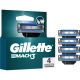Gillette Mach3 Recambio Maquinilla de afeitar con acero de corte preciso para durar 15 afeitados 4 uds