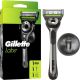 Gillette Labs Maquinilla De Afeitar Maquinilla de afeitar con barra exfoliante para afeitado fácil en una sola pasada