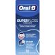 Oral-B Superfloss Threader Tiras De Hilo Dental Seda dental en tiras elimina la placa bacteriana y sarro en las zonas de difícil acceso 50 uds