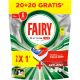 Fairy Lavavajillas Platinum Plus All In One Formato Especial Lavavajillas a máquina en cápsulas elimina restos difíciles con aroma a limón