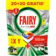 Fairy Lavavajillas Platinum Plus All In One Formato Especial Lavavajillas a máquina en cápsulas elimina restos difíciles con aroma a limón