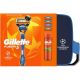 Gillette Champions League Fusion 5 Neceser Set para afeitado apurado de larga duración
