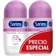 Sanex Dermo+ Invisible Desodorante Roll-On Duplo Precio Especial Desodorante antimanchas invisible y sin alcohol combate la causa del mal olor hasta 72 horas 2x50 ml