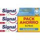 Signal Dentífrico Integral 8 Blanqueador Triple Pack Ahorro Pasta de dientes blanquea tus dientes 3x75 ml