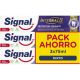 Signal Dentífrico Mixto Triple Pack Ahorro Pasta de dientes mixta para una boca completamente protegida día tras día 3x75 ml
