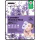 Mbeauty Cosmetics Relaxing Lavender Botanical Mask Mascarilla facial de tela coreana purifica suaviza revitaliza e hidrata para sensación y aspecto renovados