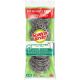 Scotch Brite Stainless Steel Scrubber Formato Especial Estropajo metálico extra fuerte y de larga duración 4 uds