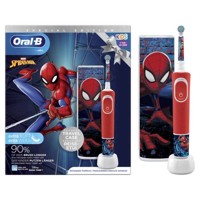 Spiderman ORAL-B Oral-B Spiderman Estuche cepillo dental electrico vitality  kids+funda de viaje pack