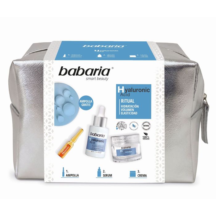 Babaria Hyaluronic Acid Estuche crema facial 50ml.hyaluronic+serum 30ml