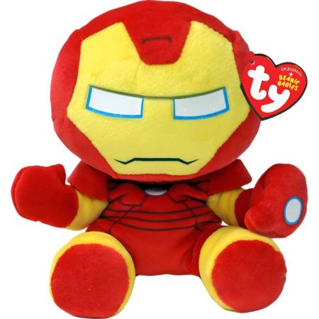 Beanie Boos Iron Man Peluche suave y agradable al tacto ideal para regalar
