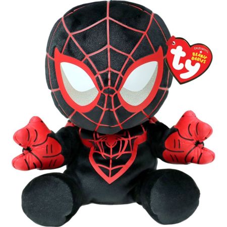 Beanie Boos Spiderman Black Peluche suave y agradable al tacto ideal para regalar