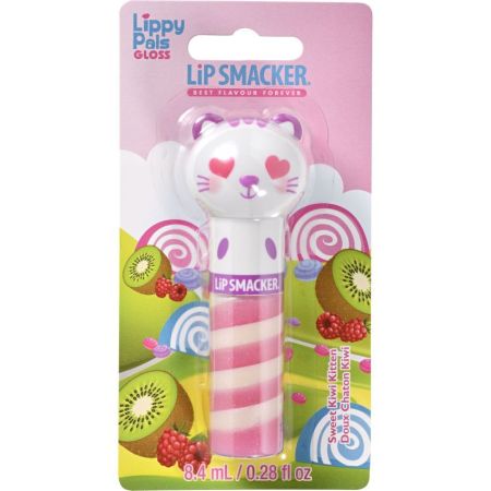 Lip Smacker Lippy Pals Gloss Sweet Kiwi Kitten Lip Gloss Brillo de labios hidrante en forma de adorable gatito con el que no podrás resistirte a sonreir
